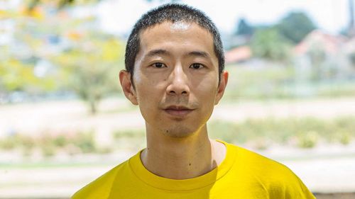 图:ABC新闻网刊登的法轮功学员、原清华大学老师孟先生(John