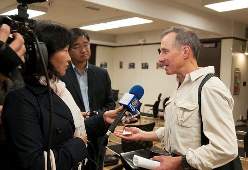 '图2:心脏移植之父诺曼·沙姆维的前助手夏皮诺(Jeff Shapiro)说,活摘法轮功学员器官的事实非常清楚,而且正在发生。'