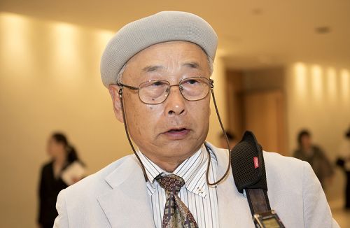 图3:日本庭园研究会会长吉河功(Yoshikawa Isao)先生