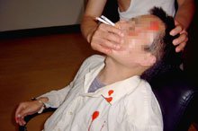 '酷刑演示:烟熏'