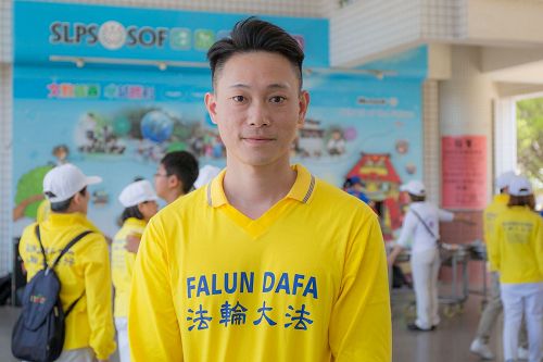 '图3:科技新贵、成大博士伟民:“大法教我做一个品德高尚的人,让我有一个快乐幸福的家庭,我用一辈子都没办法回报师父的恩泽。”'