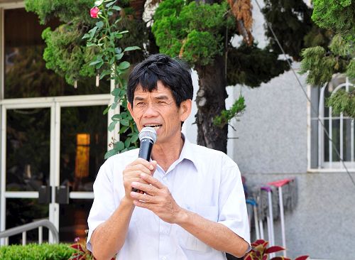 '图4:议员李文正:感受到法轮功真善忍精神的可贵'