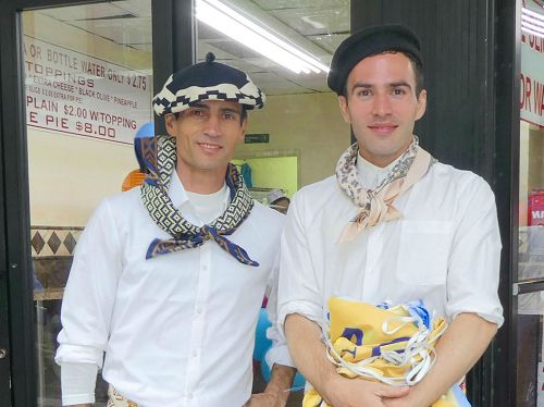 '图15:阿根廷法轮功学员 Marten Czertok (左)和 Francisco La Russa(右)'