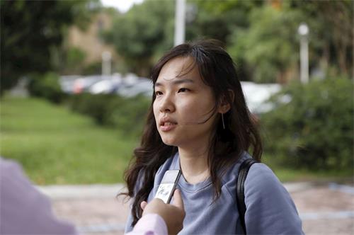 图5:台大博士生张瑄凌:修炼后真正明白什么是真,如何善良地对待别人、为人着想。