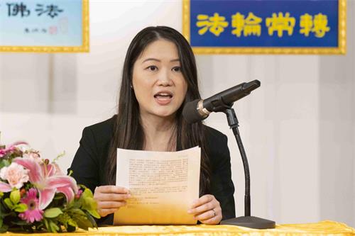 图6:香港学员贾诗敏(Jasmine)表示,背法修心获益良多。