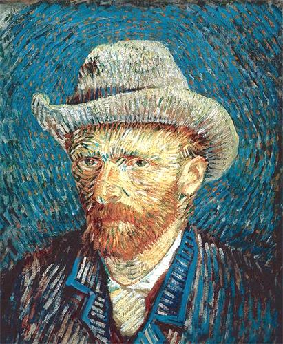 图1:梵高自画像(Vincent