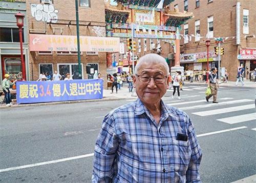 '图4:柯敏雄医生说不能让中共再继续祸害百姓。'