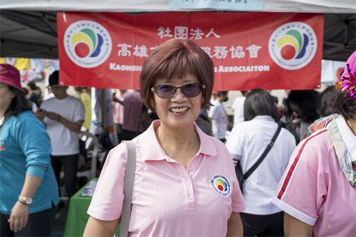 图7:高市志工服务协会理事长蔡素祯:“期待天国乐团每届都能来。”