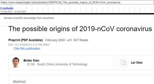 '图:肖波涛在Research Gate上发表的论文截图'