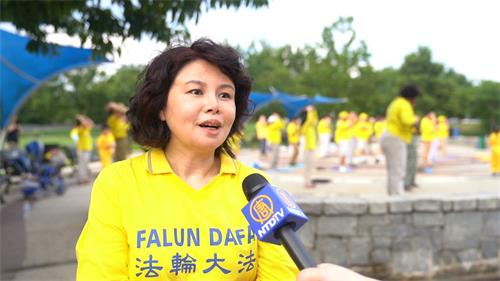 '图12:曾经在马三家劳教所遭受迫害的贾亚珲女士'