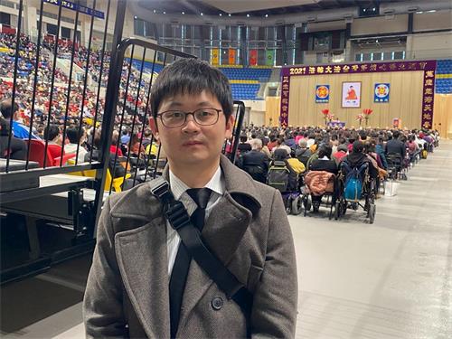 '图6:黄礼仁亲见脾气大个性急躁的同修变柔和,感受大法威力。'