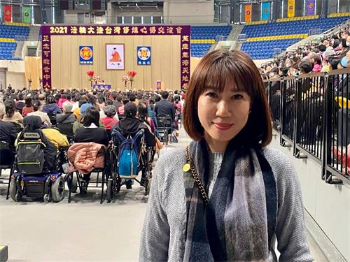 '图7:洪愫莲因小同修的交流,深受震撼,激励自己要勇猛精進。'