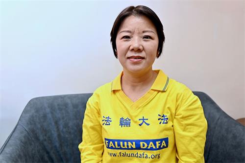 '图6:周胜感恩师父救度,她希望更多的人能够了解法轮功真相,从而走过劫难。'