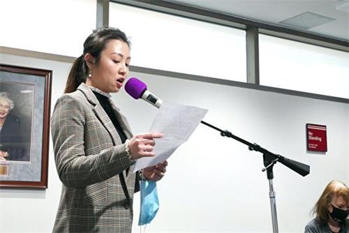 '图3:威廉王子县居民、法轮功学员Linh