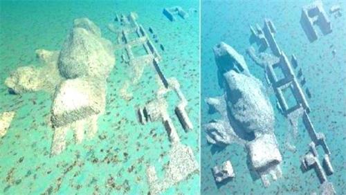 '图14:由深海机器人扫描建模出的三维图像'