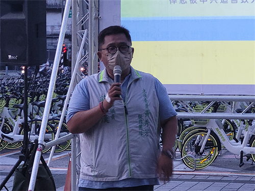 图7:庄升汉议员说,中共透过各种手段打压法轮功,从来没有成功过,都是失败。