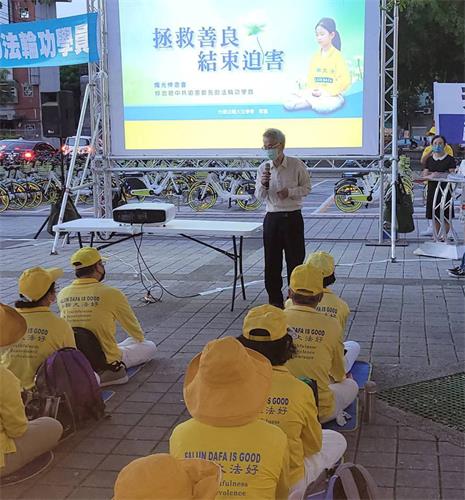 图8:前国大代表杨文彬相信天有天理,中共泯灭人性必遭天谴。