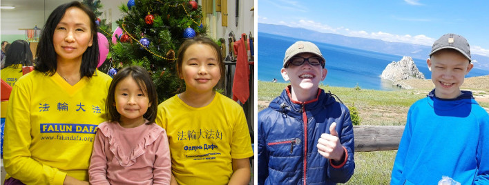 图4:莫斯科的塔季扬娜和她的四个孩子们
