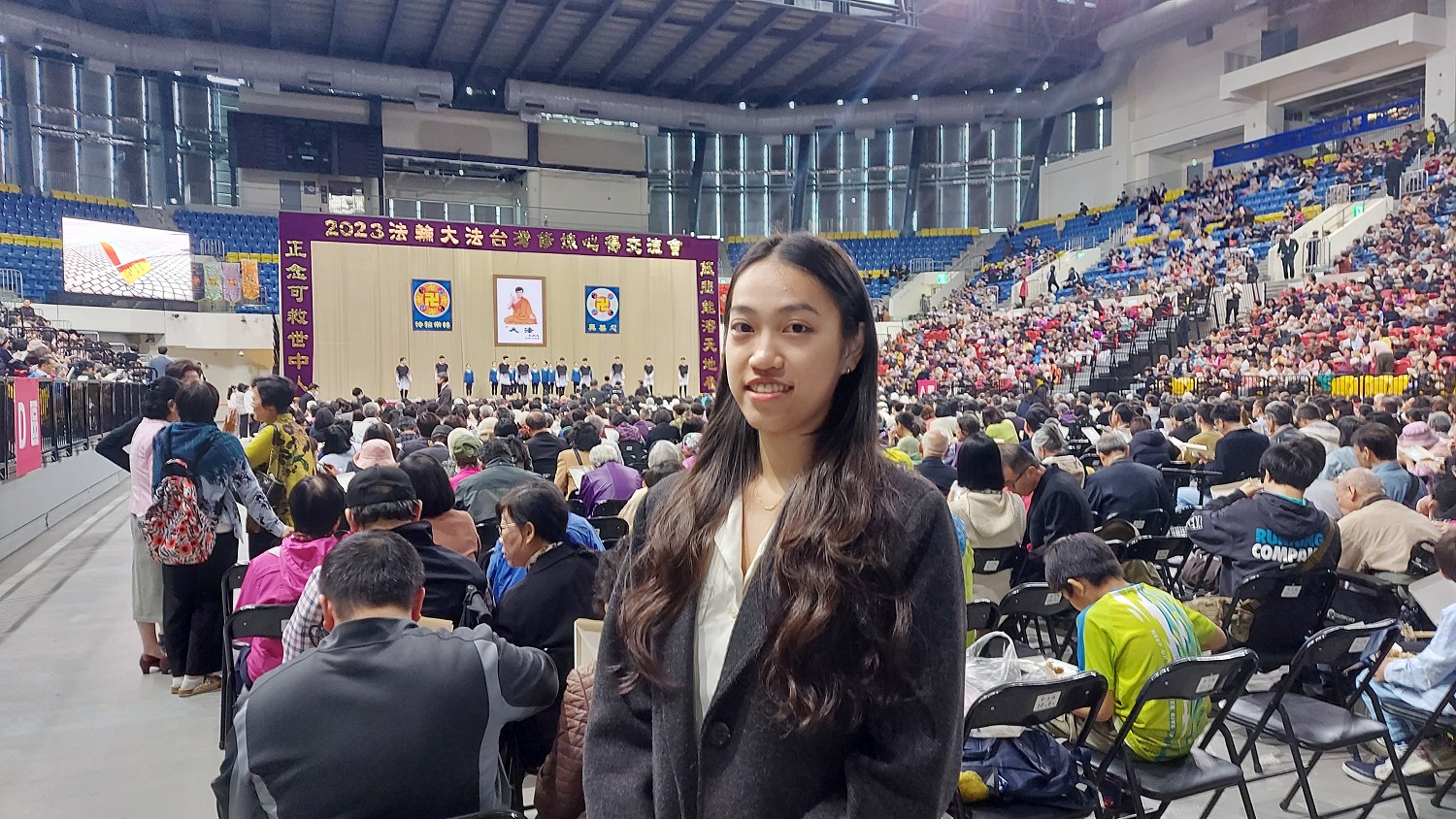 图1:就读嘉义大学三年级的林郁婷。