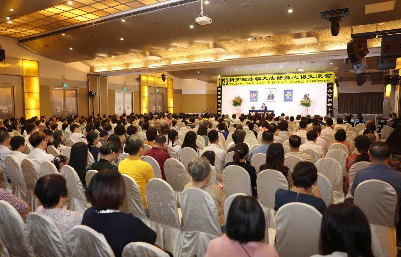 '图1:二零二三年新加坡法会现场。'