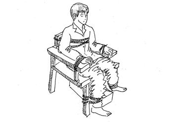 '酷刑演示:老虎凳'