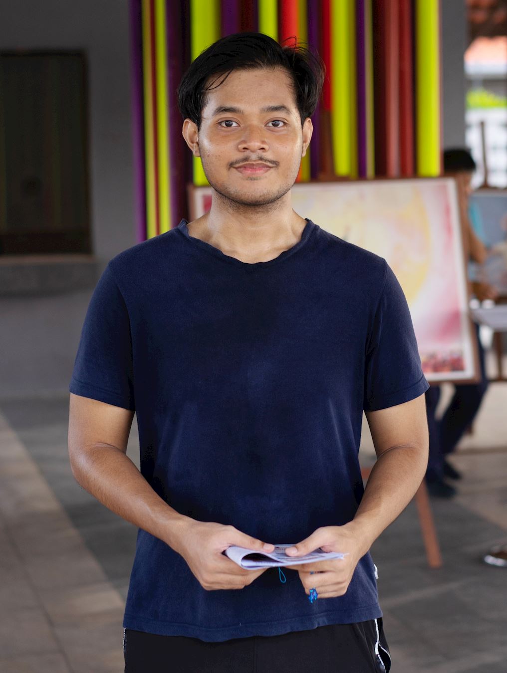 '图8:Irfan先生支持法轮功。'