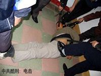 '酷刑演示:电棍电击'