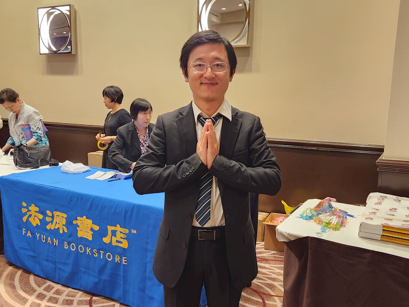 '图1:青年大法弟子博士生捷克(Jackie)'