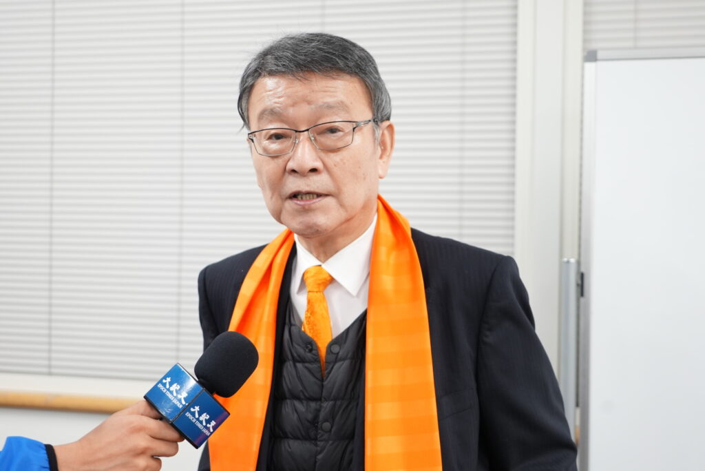 图6:前日本国会议员中津川博乡先生表示:不应该再让迫害发生
