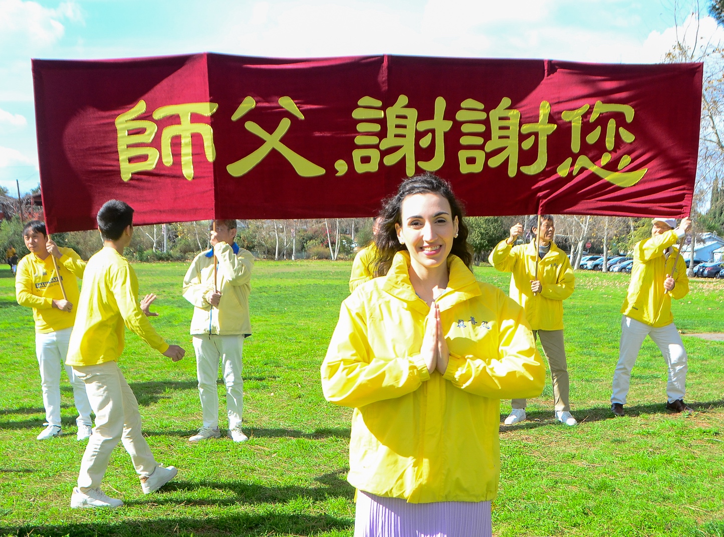 图4:从西班牙到洛杉矶工作的妮亚玛‧费卡尔-穆尔(Nyama Fekar Mur)认为,有机缘修炼大法“是师父给我最好的礼物”。