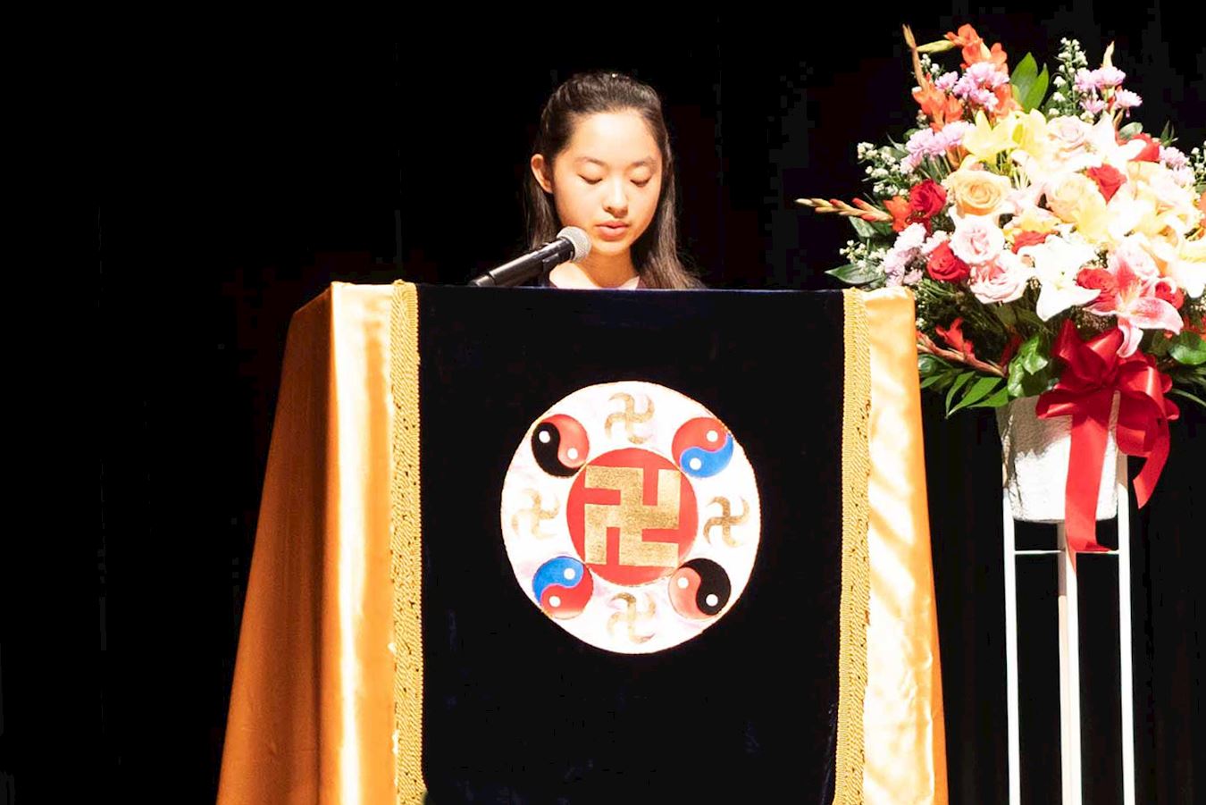 '图3-7:法轮功学员分享自己的修炼体会。'