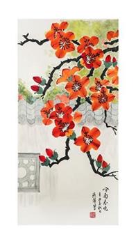 '陈燕萍的绘画 岭南春晓'