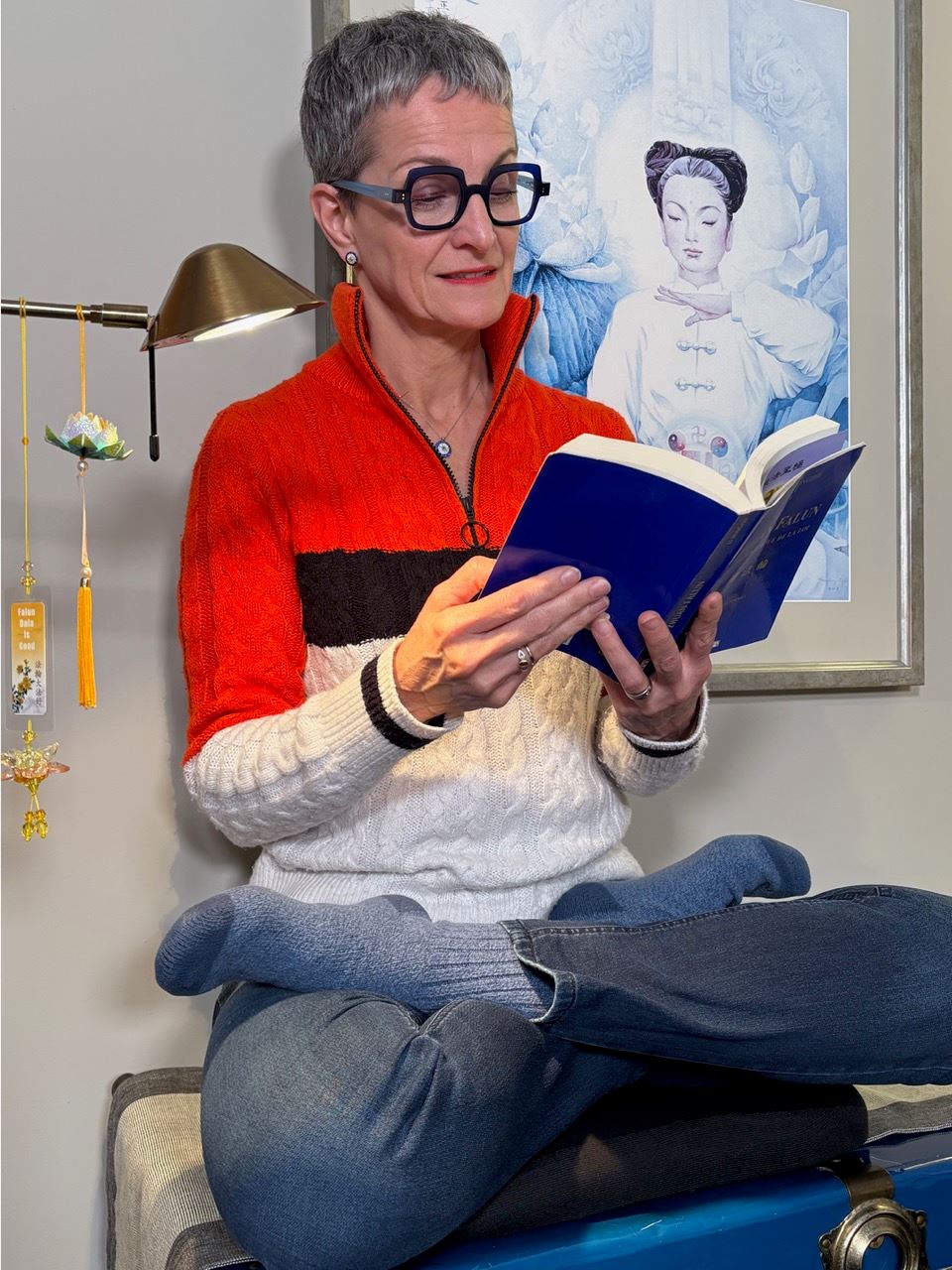 '图2:在一家公司担任执行秘书的露丝·柯林斯(Ruth Collins)'